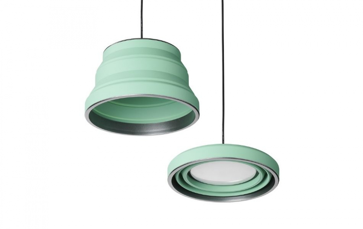 Proplus Hængende LED-lampe foldbar silikone Grøn i gruppen Hjem og indretning / Belysning & Lygter hos Campmarket (81139)