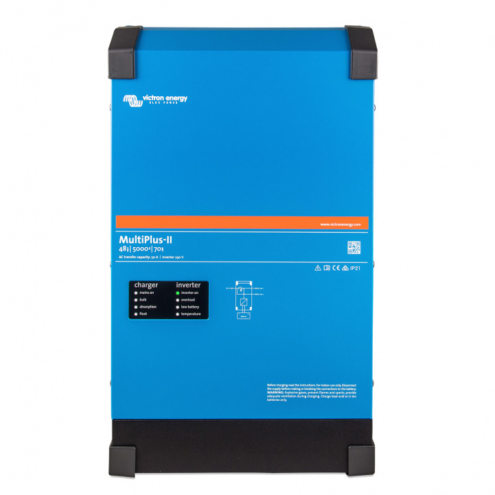 Victron Oplader/Inverter MultiPlus-II 24/5000/120-50 230V i gruppen Campingvogn og autocamper / El - Elektronik / Batterier & Omformere / Inverter & Omformer hos Campmarket (81204)