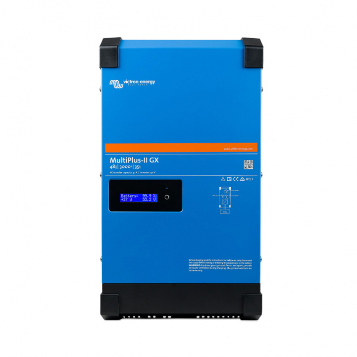 Victron Oplader/Inverter MultiPlus-II 48/3000/35-32 230V GX i gruppen Campingvogn og autocamper / El - Elektronik / Batterier & Omformere / Inverter & Omformer hos Campmarket (81208)