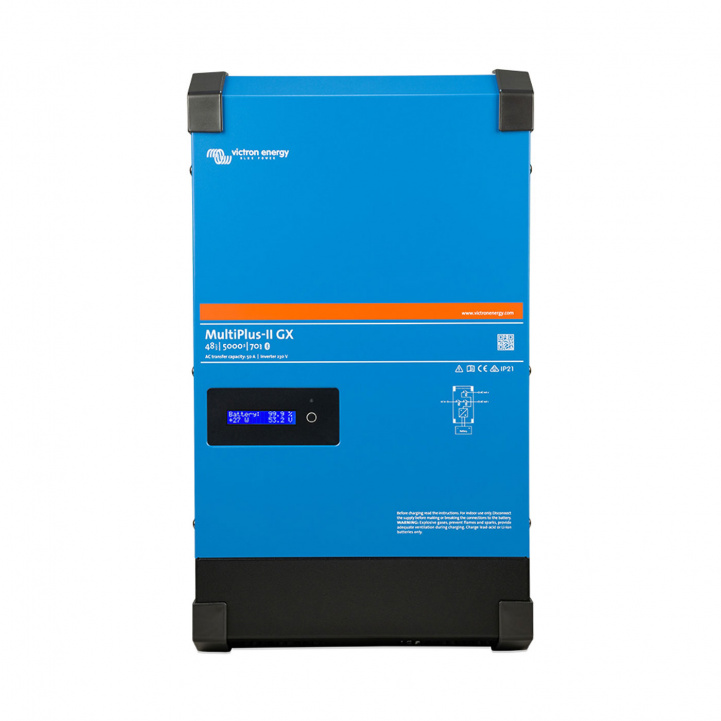 Victron Oplader/Inverter MultiPlus-II 48/5000/70-50 230V GX i gruppen Campingvogn og autocamper / El - Elektronik / Batterier & Omformere / Inverter & Omformer hos Campmarket (81209)