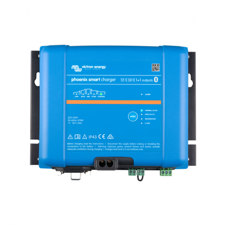 Victron Batterioplader Phoenix Smart IP43 24/25(1+1) 230V i gruppen Campingvogn og autocamper / El - Elektronik / Batterier & Omformere / Batteriopladere hos Campmarket (81212)