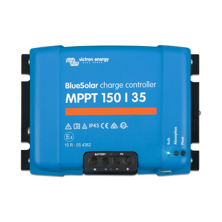 Victron Solcelleregulator BlueSolar MPPT 150/35 i gruppen Campingvogn og autocamper / El - Elektronik / Solpaneler / Solcelleregulatorer / MPPT hos Campmarket (81228)