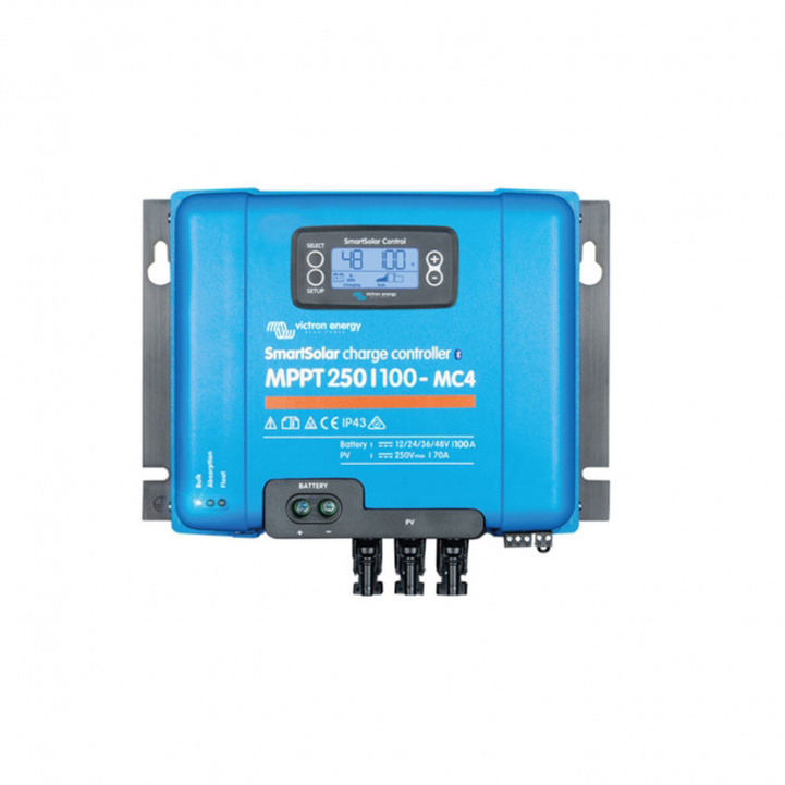 Victron Solcelleregulator SmartSolar MPPT 250/100-MC4 VE.Can i gruppen Campingvogn og autocamper / El - Elektronik / Solpaneler / Solcelleregulatorer / MPPT hos Campmarket (81241)