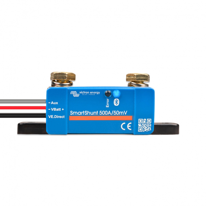 Victron SmartShunt 500A/50mV IP65 i gruppen Campingvogn og autocamper / El - Elektronik / Batterier & Omformere / Energiovervågning hos Campmarket (81246)