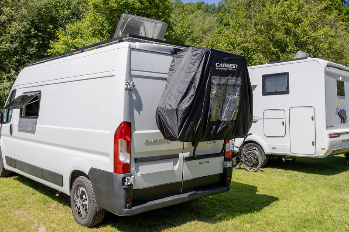 Carbest Bike Cover til 2-3 cykler i gruppen Campingvogn og autocamper / Chassis / Cykelstativ / Tilbehør hos Campmarket (81308)