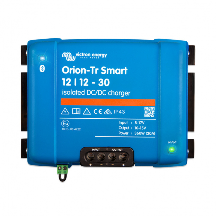 Victron DC/DC Oplader Orion-Tr Smart 12/12-30A (360W) Isoleret i gruppen Campingvogn og autocamper / El - Elektronik / Batterier & Omformere / Batteriopladere hos Campmarket (81319)
