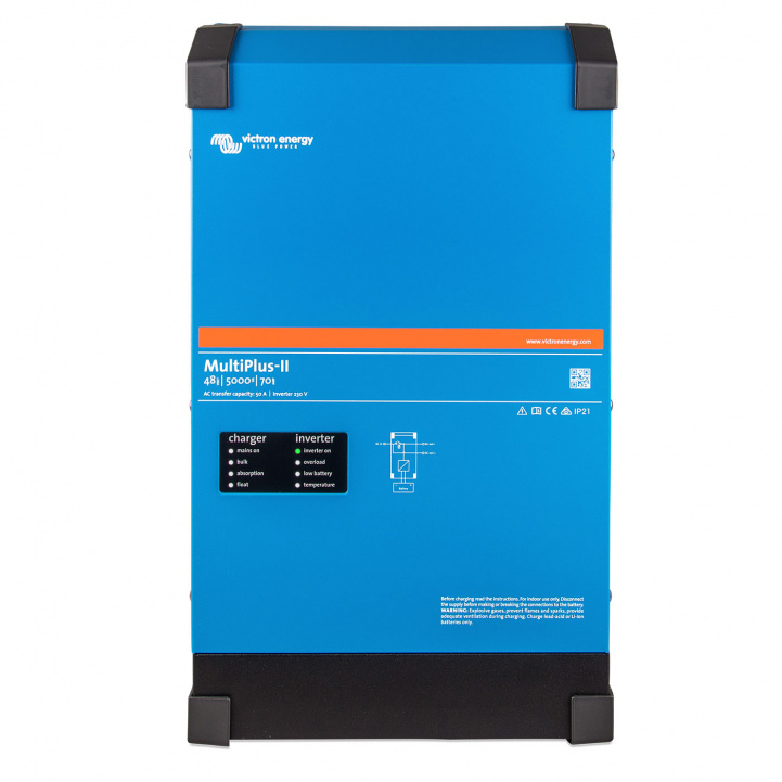 Victron Lader/Omformer MultiPlus-II 48/5000/70-50 230V i gruppen Campingvogn og autocamper / El - Elektronik / Batterier & Omformere / Batteriopladere hos Campmarket (81327)