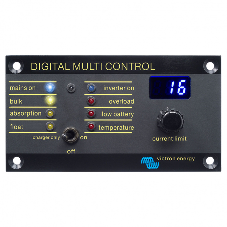 Victron Digital Multi Control 200/200A i gruppen Campingvogn og autocamper / El - Elektronik / Batterier & Omformere / Inverter & Omformer / Tilbehør til inverter hos Campmarket (81332)