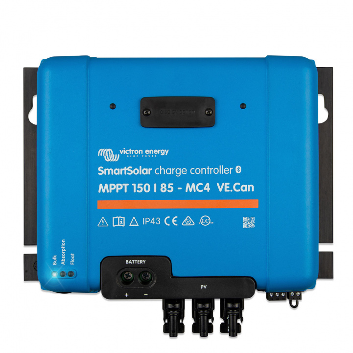 Victron Solcelleregulator SmartSolar MPPT 150/85-MC4 VE.Can i gruppen Campingvogn og autocamper / El - Elektronik / Solpaneler / Solcelleregulatorer / MPPT hos Campmarket (81351)