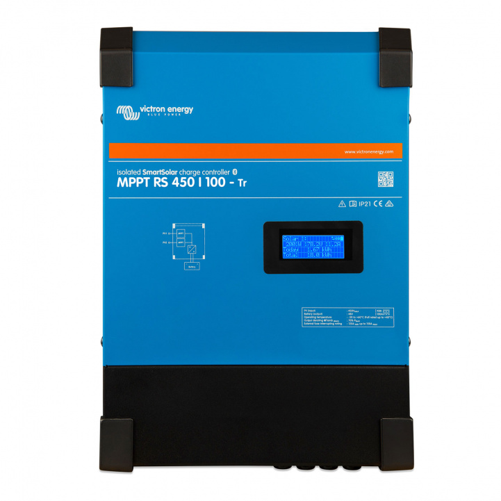 Victron Solcelleregulator SmartSolar MPPT RS 450/100-MC4 i gruppen Campingvogn og autocamper / El - Elektronik / Solpaneler / Solcelleregulatorer / MPPT hos Campmarket (81353)