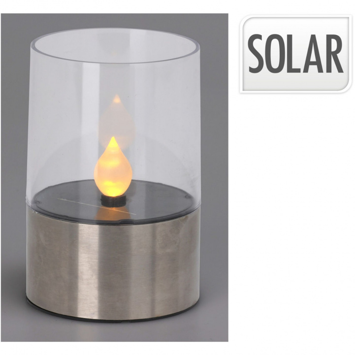 Solcellelampe 11 cm i gruppen Hjem og indretning / Belysning & Lygter hos Campmarket (81412)