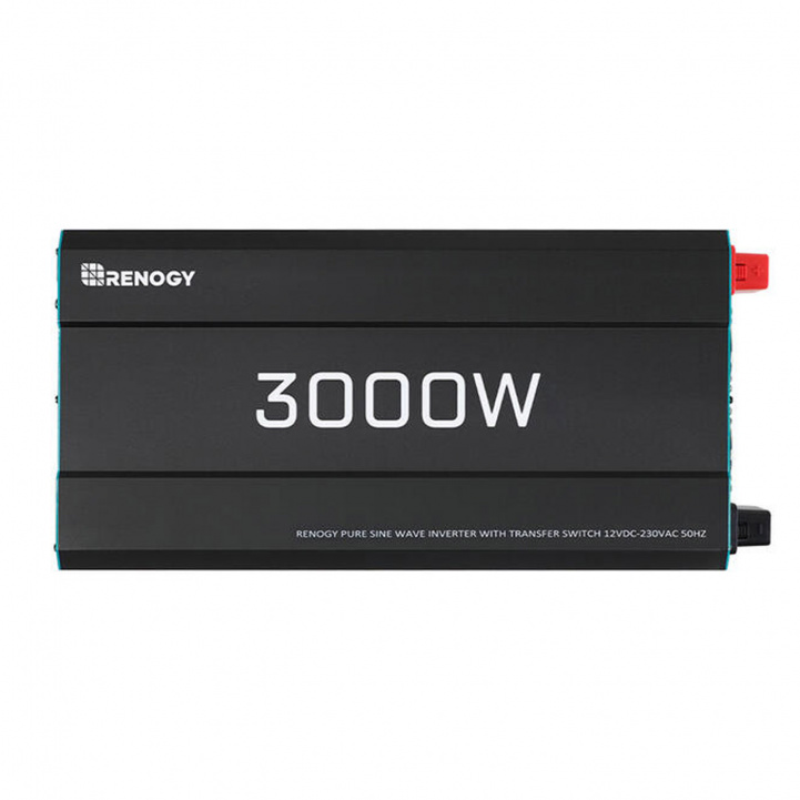 Renogy Omformer/UPS 12V 3000W Ren Sinus i gruppen Campingvogn og autocamper / El - Elektronik / Batterier & Omformere / Inverter & Omformer / Omformer 12V Til 230V hos Campmarket (81471)