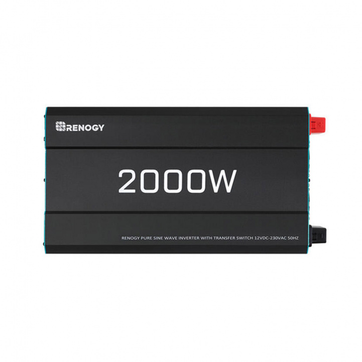 Renogy Omformer/UPS 12V 2000W Ren Sinus i gruppen Campingvogn og autocamper / El - Elektronik / Batterier & Omformere / Inverter & Omformer / Omformer 12V Til 230V hos Campmarket (81472)