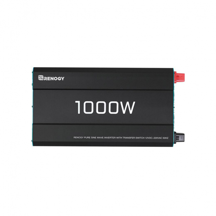 Renogy Omformer/UPS 12V 1000W Ren Sinus i gruppen Campingvogn og autocamper / El - Elektronik / Batterier & Omformere / Inverter & Omformer / Omformer 12V Til 230V hos Campmarket (81473)