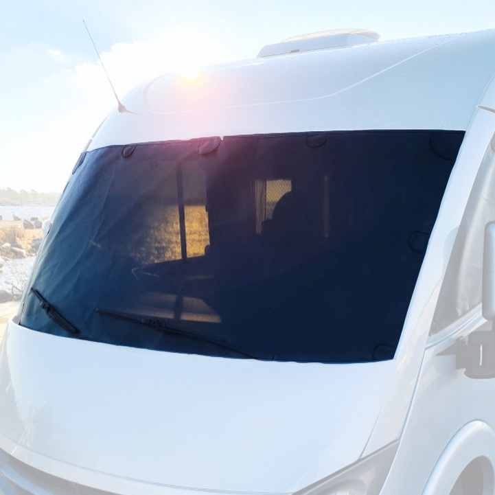SunOut Solafskærmning til Forruden Fuldt Integreret i gruppen Campingvogn og autocamper / Tekstiltæpper & Betræk / Mørklægnings gardiner hos Campmarket (81544)