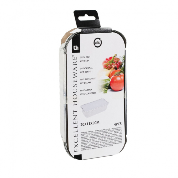 Stegeform med Låg 4-p i gruppen Husholdning & Køkken / Køkkentilbehør / Opbevaring af mad hos Campmarket (81676)