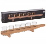 Shotbræt med 6 Glas Shotbræt med 6 Glas