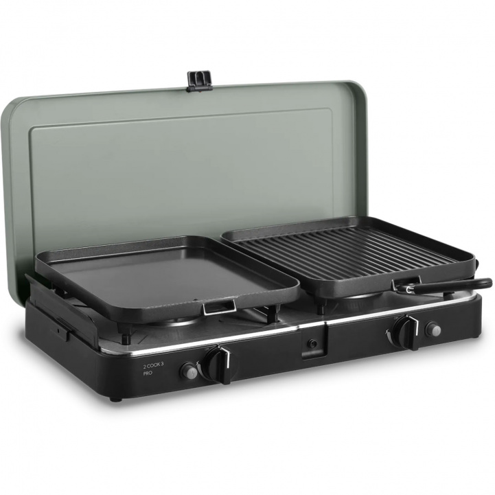 Cadac Gaskomfur 2-cook 3 Pro Deluxe i gruppen Husholdning & Køkken / Køkkenmaskiner / Gaskomfur hos Campmarket (81845)