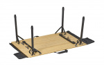 Campout Sammenklappeligt Campingbord 100x65cm