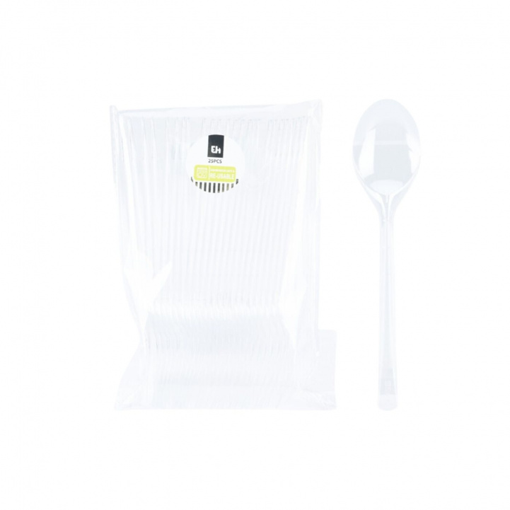 Plastskeer 25-pak i gruppen Husholdning & Køkken / Servering / Engangsartikler hos Campmarket (81881)