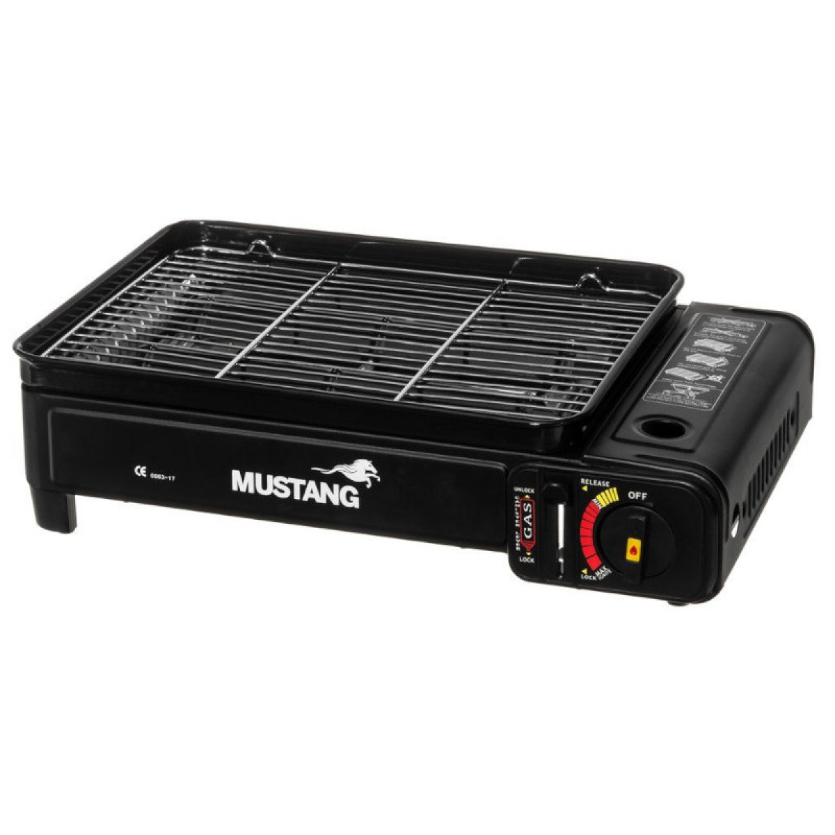 Mustang Campinggrill til engangsflaske i gruppen Husholdning & Køkken / Griller / Øvrige Griller hos Campmarket (82067)