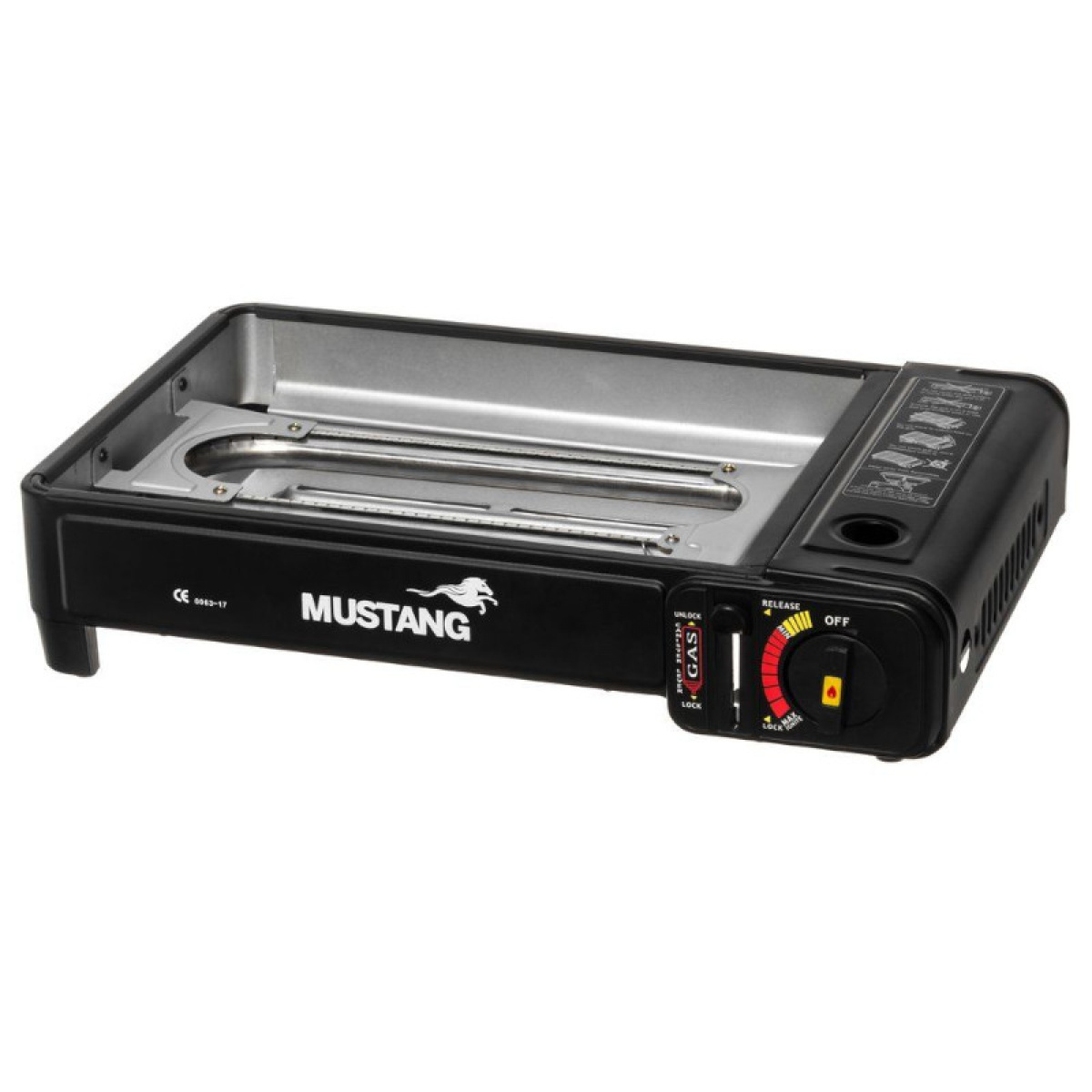 Mustang Campinggrill til engangsflaske i gruppen Husholdning & Køkken / Griller / Øvrige Griller hos Campmarket (82067)