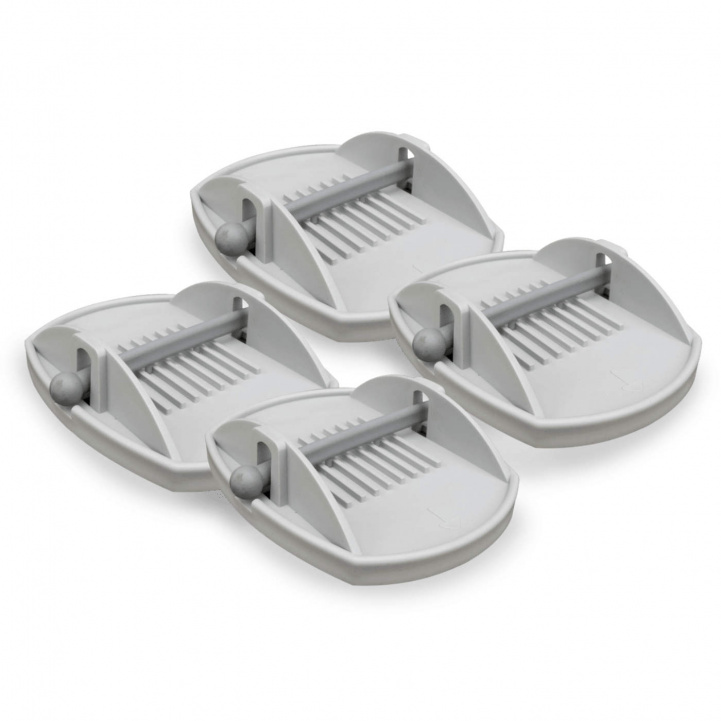 Kampa Lunar Støttebensfod 4-pak i gruppen Campingvogn og autocamper / Chassis / Støtteben hos Campmarket (82220)