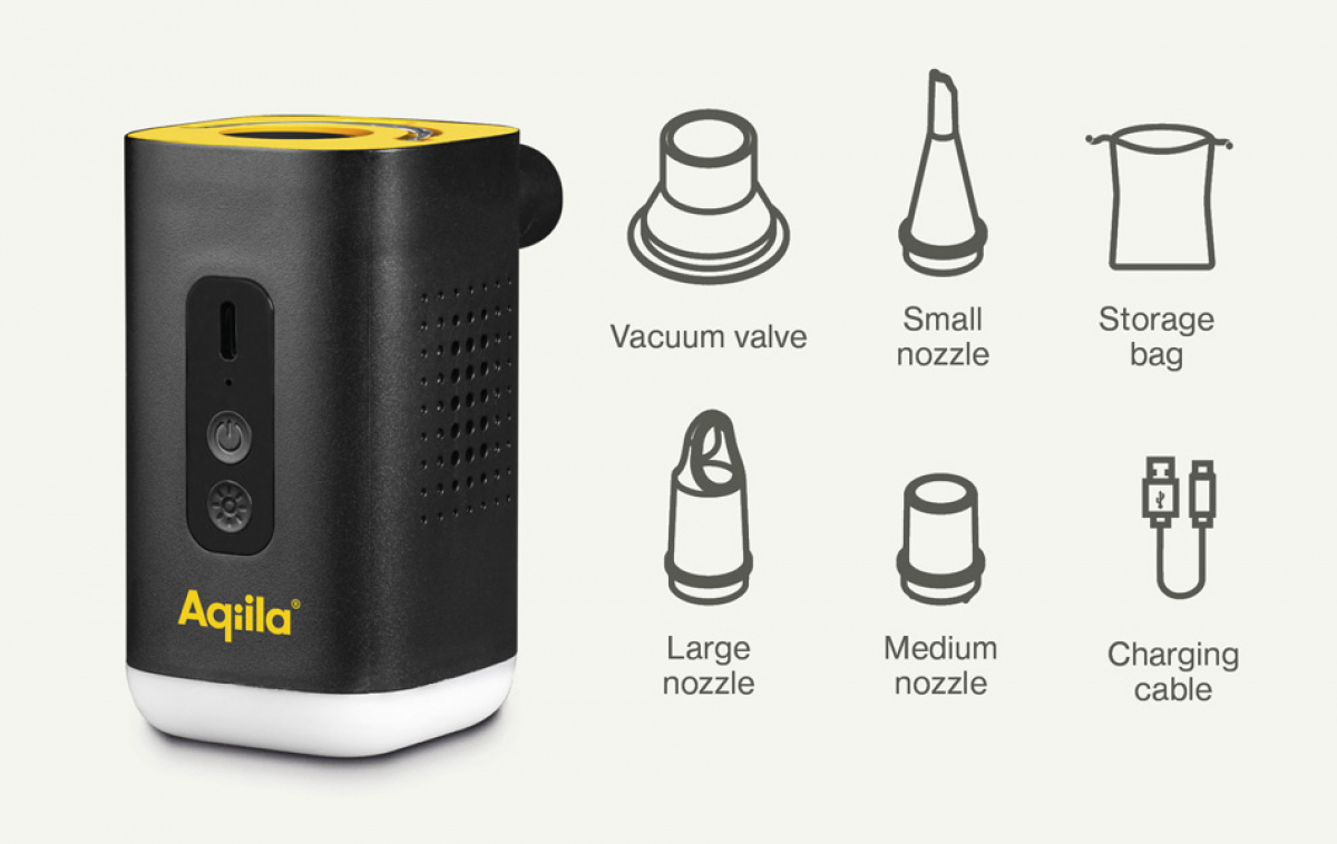 Aqiila Airbird 2 pumpe 3-i-1 i gruppen Øvrigt / Til Bilen hos Campmarket (82317)