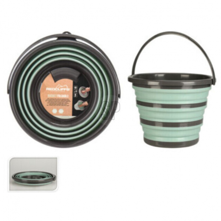 Sammenklappelig Silikonespand 10 l Blandede Farver i gruppen Husholdning & Køkken / Vask Rengøring & Opvask / Opvaskebaljer hos Campmarket (82318)