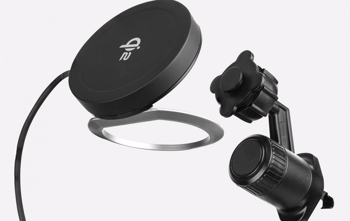 Aqiila Trådløs Oplader inkl. Holder 12V i gruppen Øvrigt / Tilbehør til telefon og tablet hos Campmarket (82348)