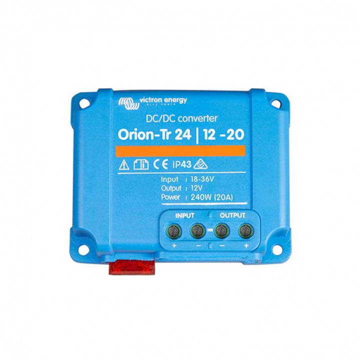 Victron DC/DC-omformer Victron Orion-Tr 24/12-20 (240 W) i gruppen Campingvogn og autocamper / El - Elektronik / Batterier & Omformere / Inverter & Omformer / Omformer 24V Til 12V hos Campmarket (82366)