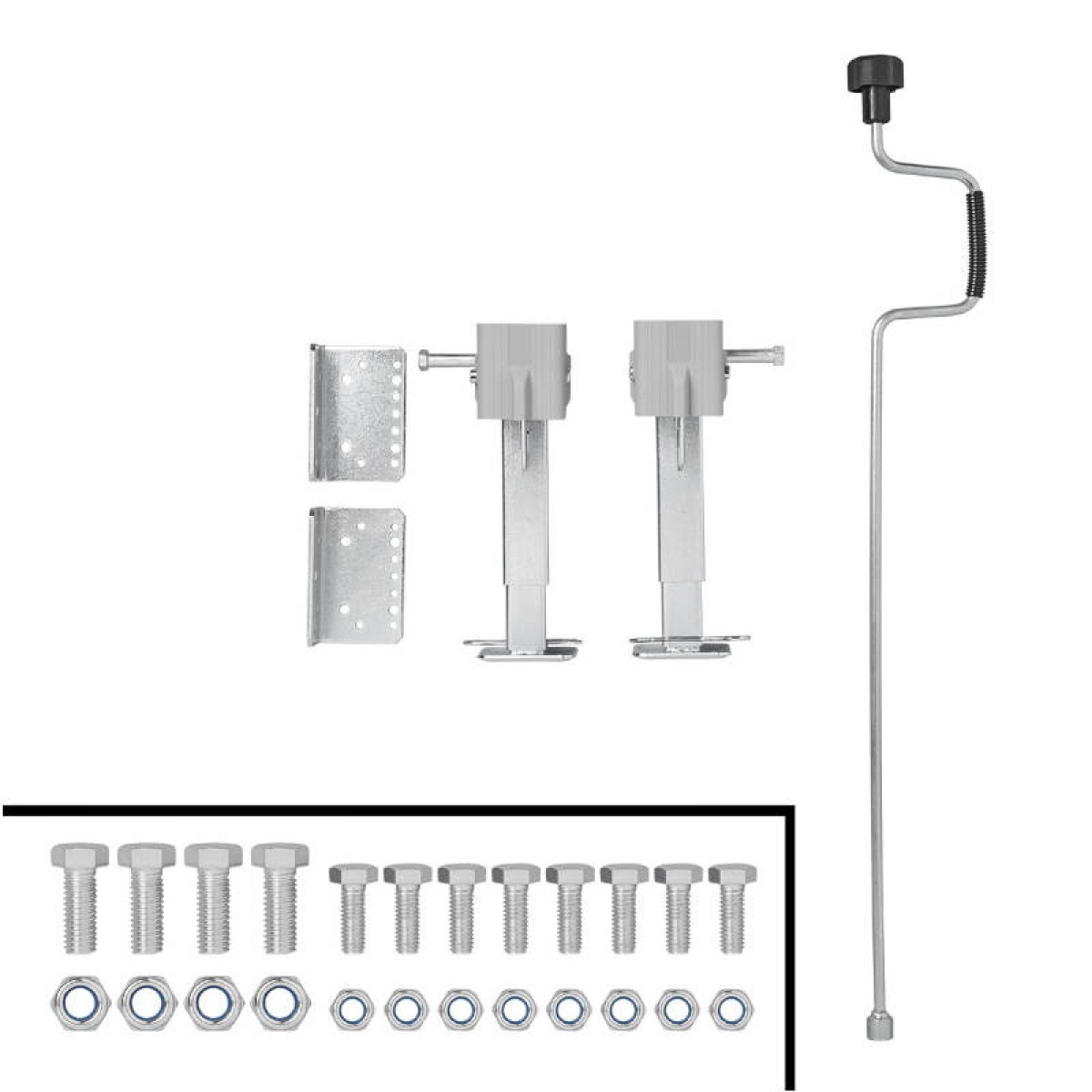 ProPlus Autocamper Støtteben 330–530 mm 2-pak i gruppen Campingvogn og autocamper / Chassis / Støtteben hos Campmarket (82535)