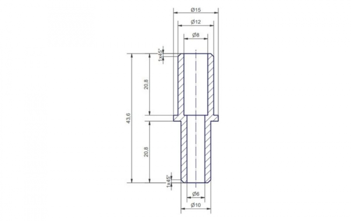 Adapter Lige 10-12 mm i gruppen Vand & Sanitet / Vand / Vandtilslutninger mv. / Samlekoblinger hos Campmarket (82551)