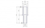 Adapter Lige 10-12 mm