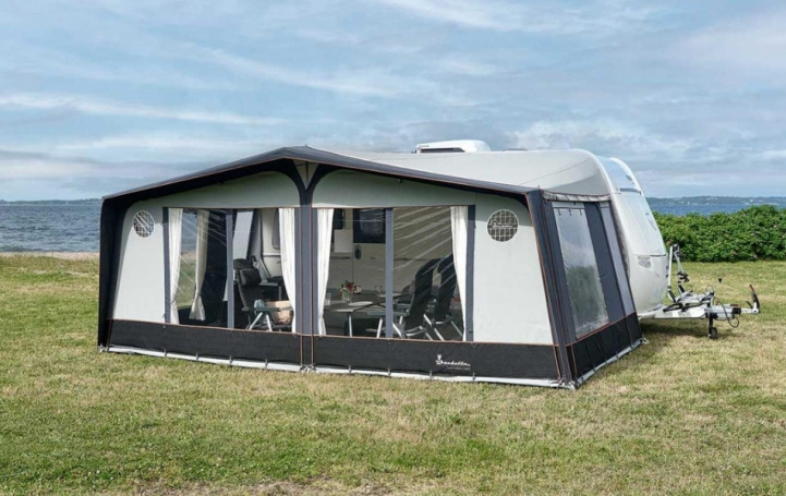 Isabella Commodore Coast i gruppen Fortelt & Markiser / Fortelt Campingvogn / A-Måls Telt / Dybde 3,0m hos Campmarket (82651)