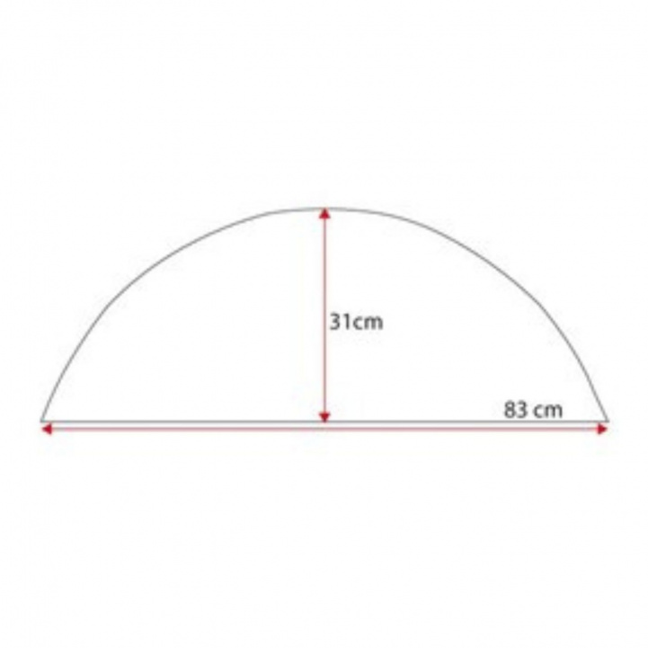 Isabella Hjulhusafdækning Enkelt Tabbert, Knaus, Weinsberg i gruppen Fortelt & Markiser / Tilbehør-Reservedele / Pocket Piece & frakker / Hjulhus dækning hos Campmarket (82773)