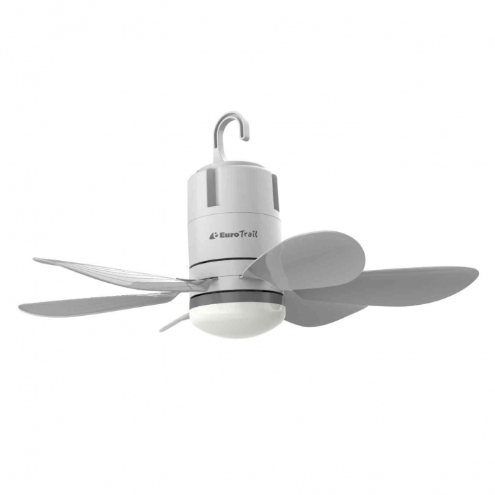 Genopladelig Ventilator Med Lampe i gruppen Campingvogn og autocamper / Varme & Køling / Ventilatorer og Varme hos Campmarket (82790)