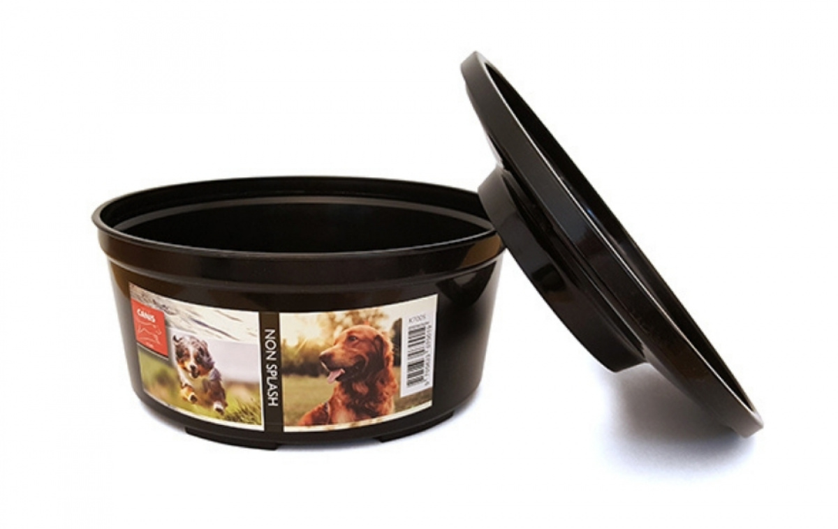 Canis Non-splash Skål Sort Active i gruppen Øvrigt / Til kæledyr hos Campmarket (82850)
