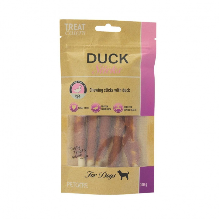 Duck Sticks 100 g i gruppen Øvrigt / Til kæledyr hos Campmarket (82872)