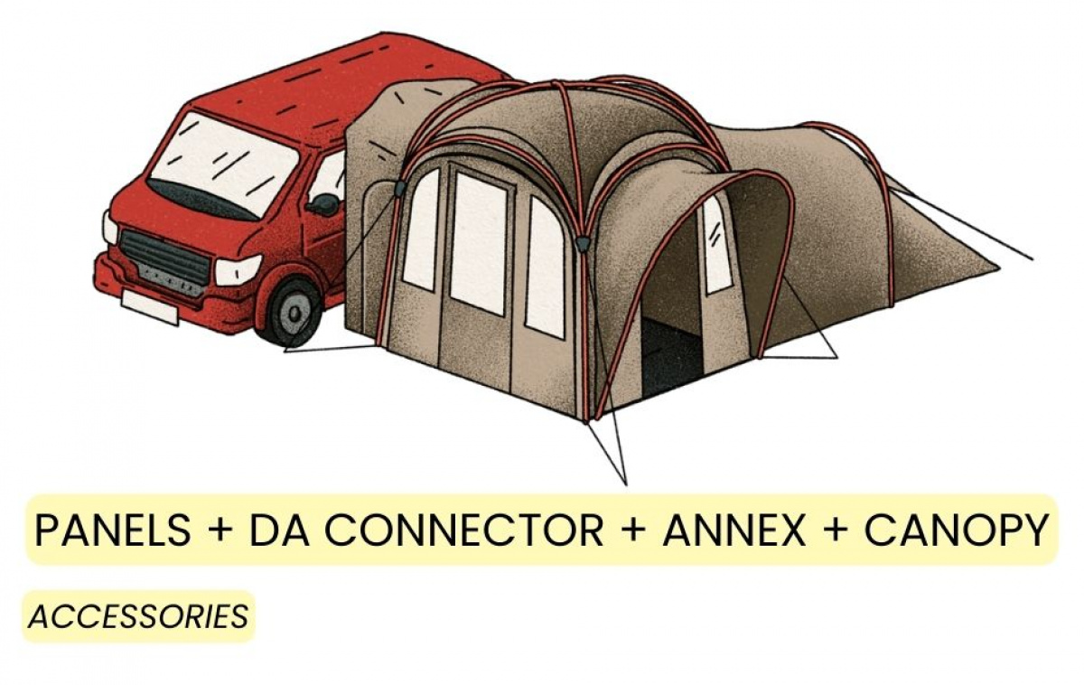 Kampa MOD 250 Dune i gruppen Outdoor / Camping telt hos Campmarket (82944)