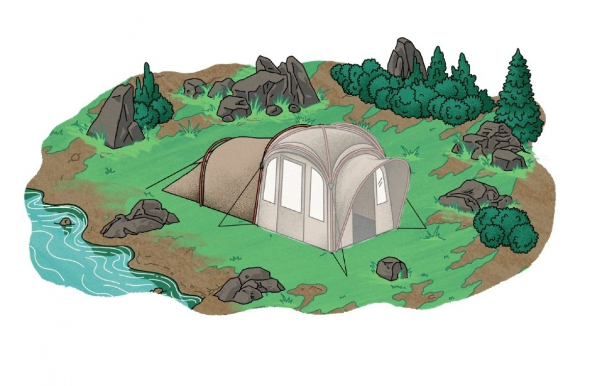 Kampa MOD 250 Dune - Annexe i gruppen Outdoor / Camping telt / Camping telt tilbehør hos Campmarket (82945)