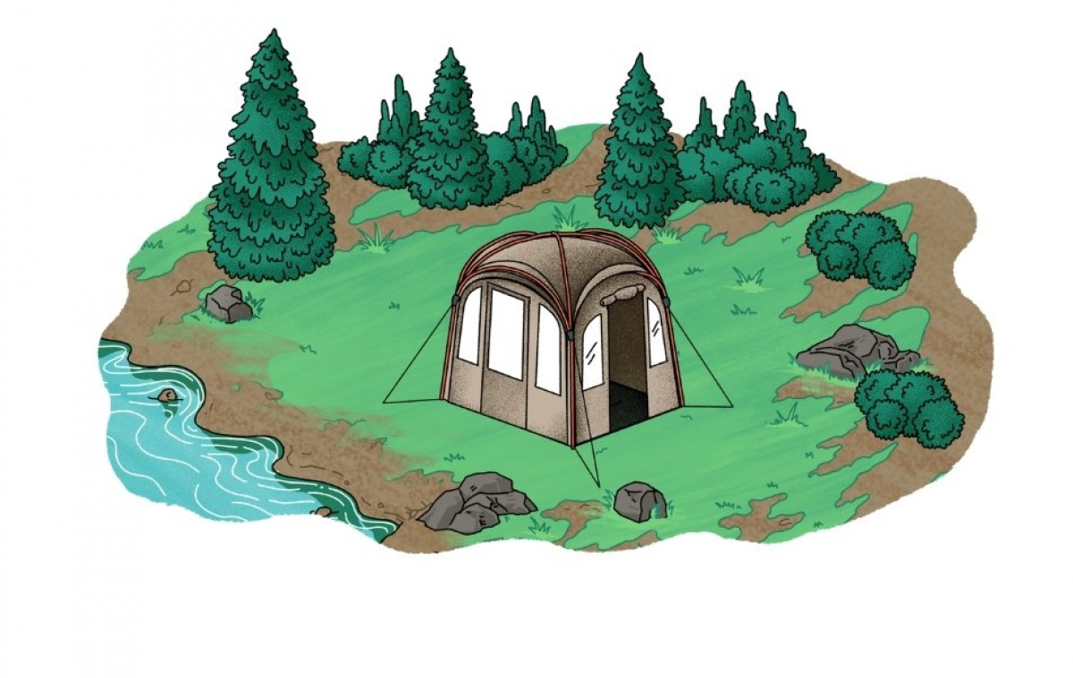 Kampa MOD 250 Dune - Panel i gruppen Outdoor / Camping telt / Camping telt tilbehør hos Campmarket (82949)