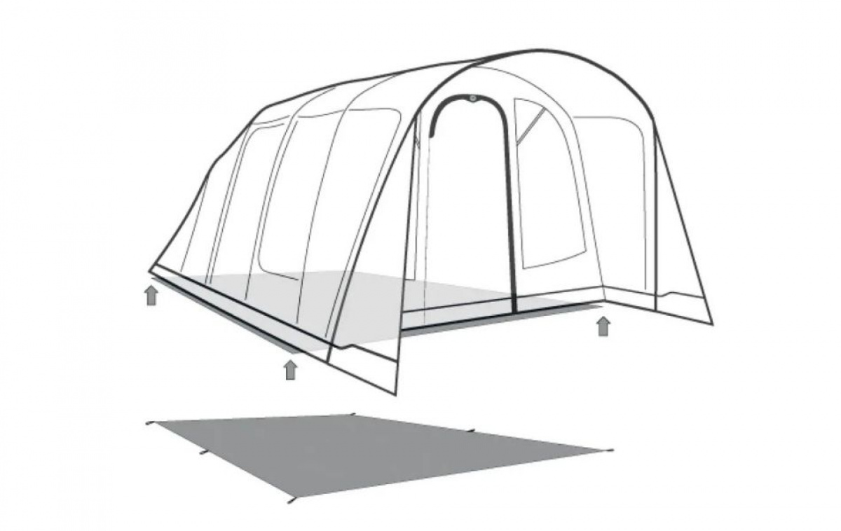 Outwell Bunddug Denver / Colorado 6 Air i gruppen Outdoor / Camping telt / Camping telt tilbehør hos Campmarket (83095)