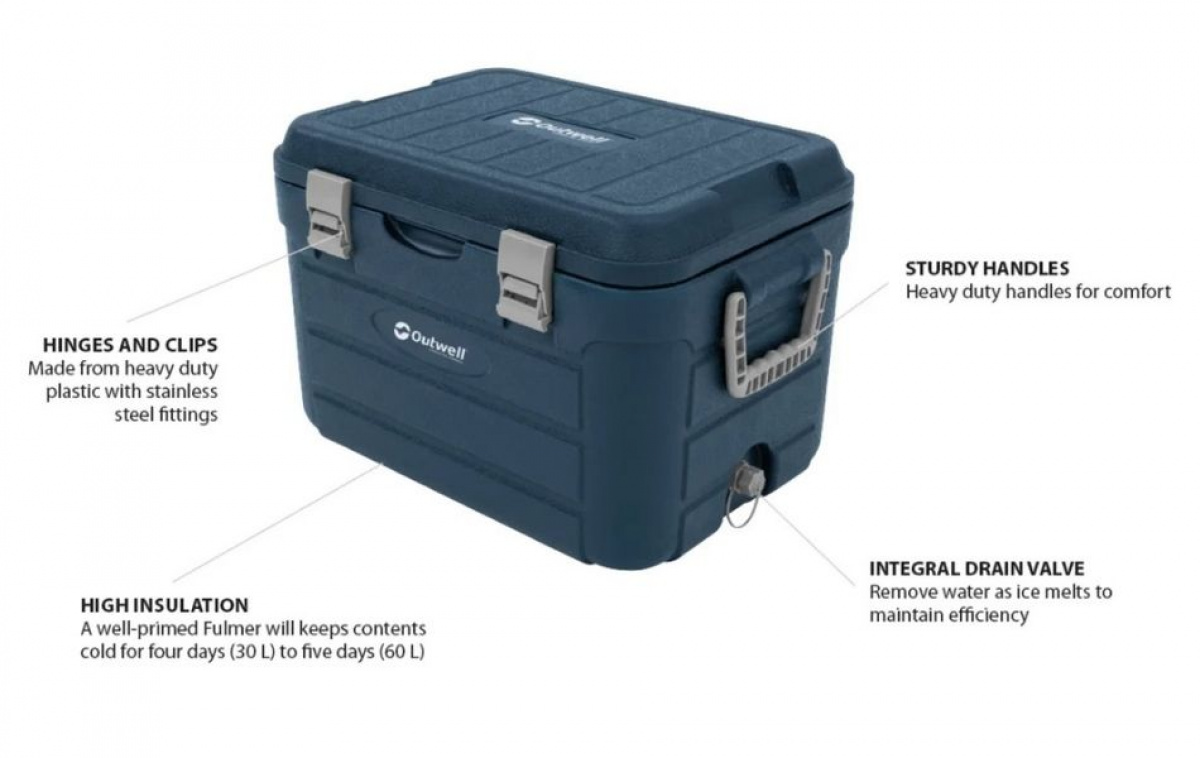 Outwell Køleboks Fulmar 30 L i gruppen Campingvogn og autocamper / Varme & Køling / Køleskabe & Kølebokse / Kølebokse hos Campmarket (83158)