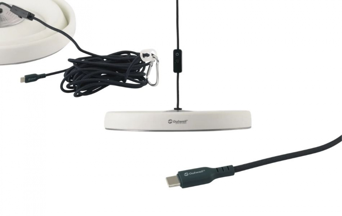 Outwell Hængelampe Sammenklappelig Pollux Lux Cremehvid i gruppen Campingvogn og autocamper / El - Elektronik / Indvendig belysning / Loftslamper hos Campmarket (83186)