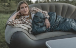 Easy Camp Oppustelig Sofa Maple