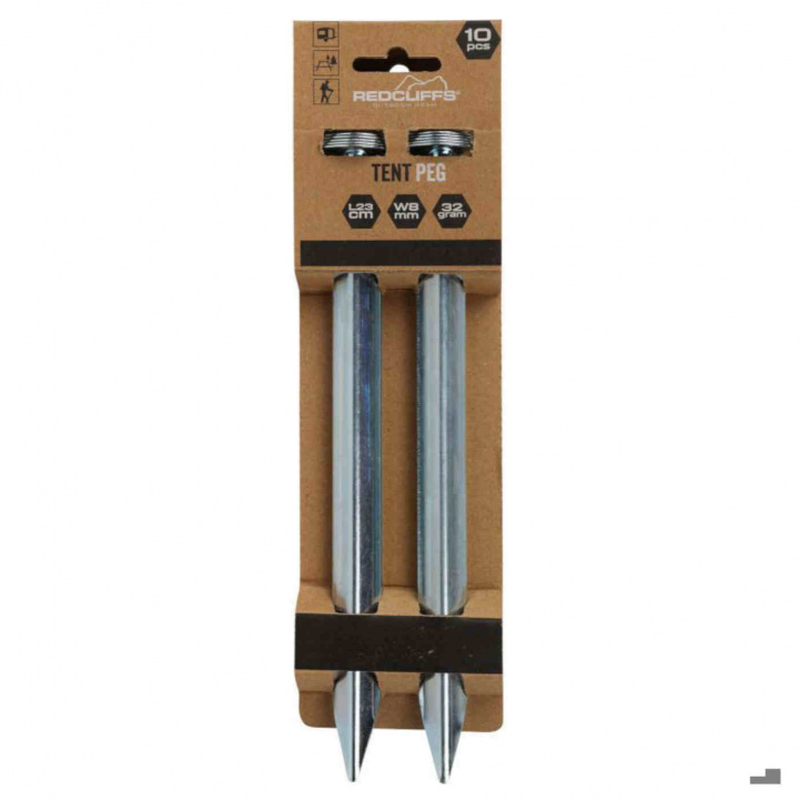 Markpinde 23cm 10-pack i gruppen Fortelt & Markiser / Tilbehør-Reservedele / Fortelts Tilbehør hos Campmarket (83292)