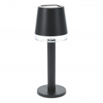 Bordlampe Solar 21cm Sort