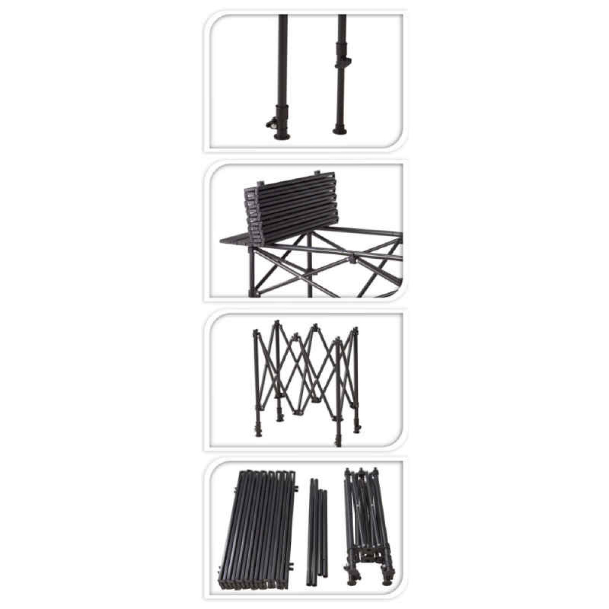 Campingbord 95x55cm Højde 50-80cm i gruppen Camping møbler / Bord hos Campmarket (83366)