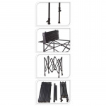 Campingbord 95x55cm Højde 50-80cm